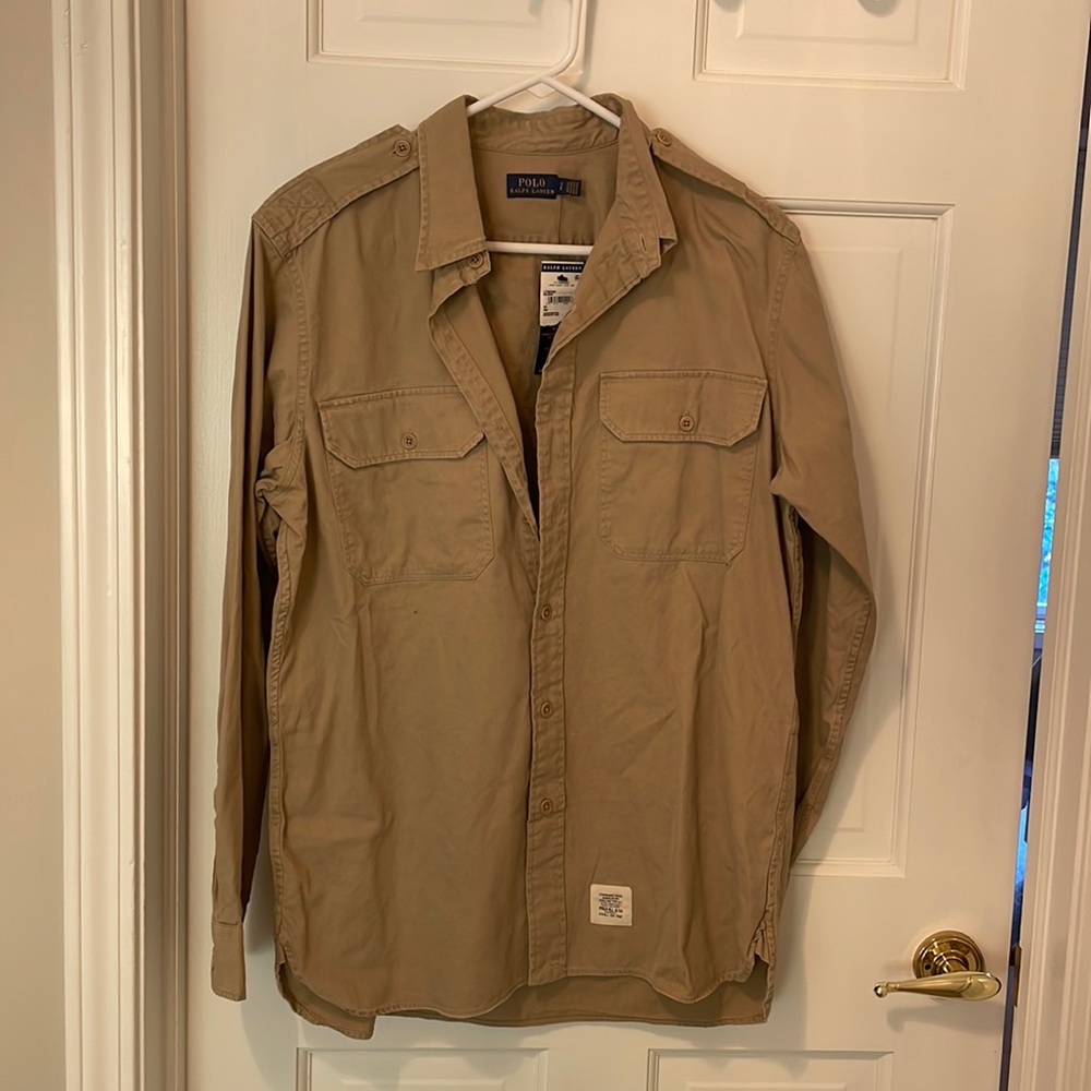 Brown button up shirt/jacket